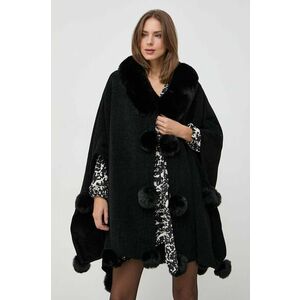 Morgan poncho culoarea negru imagine