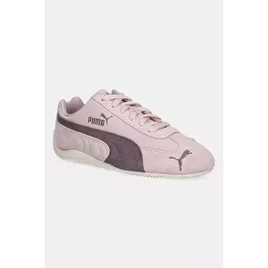 Puma sneakers din piele întoarsă Speedcat OG culoarea roz, 398846 imagine