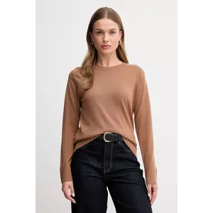 United Colors of Benetton pulover de lână culoarea gri, light, 11AHD10CV imagine