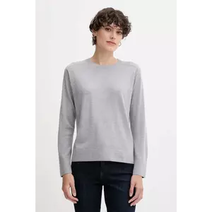 United Colors of Benetton pulover de lână culoarea gri, light, 11AHD10CV imagine