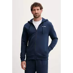 Rossignol hanorac de bumbac PRESSET culoarea bleumarin, cu glugă, uni, RLOMS03 imagine