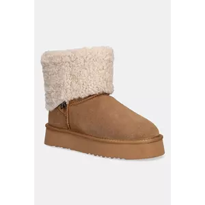 Answear.LAB cizme de zapada din piele intoarsa culoarea maro imagine