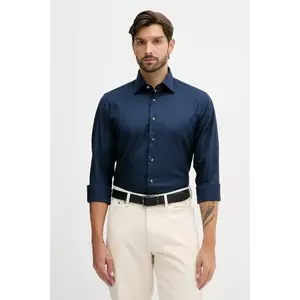 Michael Kors cămașă culoarea bleumarin, cu guler clasic, slim, MD0MD91514 imagine