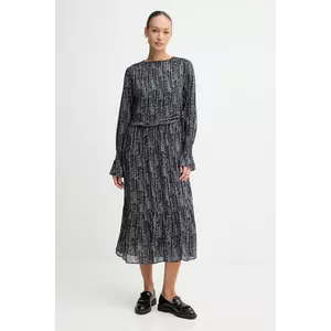 Pepe Jeans rochie culoarea bleumarin, maxi, evazați, PL9537722 imagine