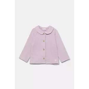 United Colors of Benetton bluză bebe culoarea violet, uni, 3JOEA501P imagine