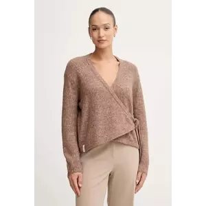 Gaudi cardigan din amestec de lână culoarea maro, light, 521FD53010 imagine