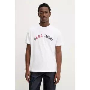 A.P.C. tricou din bumbac A.P.C. x MARC JACOBS culoarea alb, cu imprimeu, COHKS.H26554 imagine