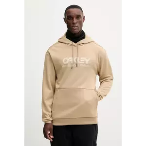 Oakley hanorac RIDER culoarea verde, cu glugă, cu imprimeu, FOA402381 imagine