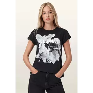 AllSaints tricou din bumbac LENA culoarea negru, W021JD imagine