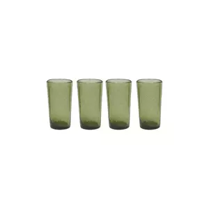 OYOY un set de ochelari Kuki 330 ml 4-pack culoarea verde imagine