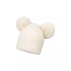 Jamiks căciulă pentru copii cu lână HANDI IIA culoarea bej, JZI208 imagine