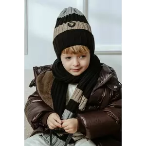 Jamiks căciulă copii RUFUS culoarea negru, JZI199 imagine