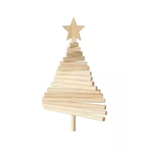 Boltze pom de crăciun decorativ Nogan 50, 7 cm culoarea bej imagine