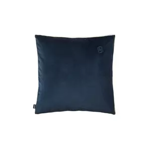 BOSS față de pernă din bumbac BVELVET Midnight 43 x 43 cm culoarea bleumarin imagine