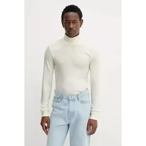 Marc O'Polo longsleeve din bumbac culoarea bej, uni, 529220252100 imagine