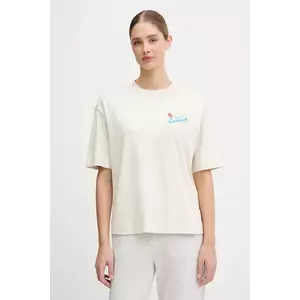 Napapijri tricou din bumbac S-Irto culoarea bej, NP0A88SON1J1 imagine