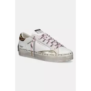 Crime London sneakers din piele DISTRESSED culoarea alb, 25072AA8.10 imagine