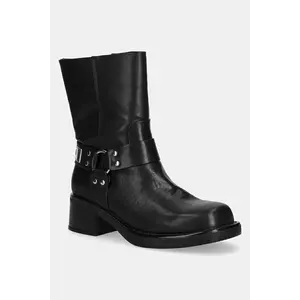 Just Cavalli botine culoarea negru, cu toc drept, 79RA3S91ZSD61899 imagine