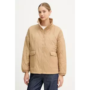 United Colors of Benetton geacă culoarea verde, de tranziție, oversize, 2YRYDN080 imagine