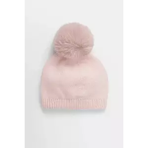 Jamiks căciulă de lână pentru copii MADS II culoare roz JZI148 imagine