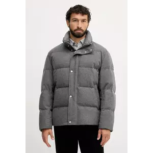 BOSS jachetă de puf cu lână culoare gri iarnă 50540465 imagine