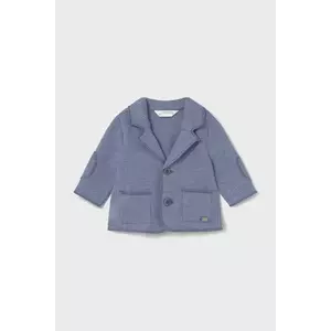 Mayoral Newborn jachetă pentru bebeluși din bumbac culoare albastră 2407 imagine