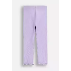 Coccodrillo colanți de bumbac pentru bebeluși culoare violet netedă HAPPY PUPPY GIRL NEWBORN imagine