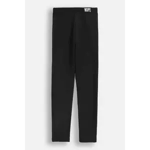 Coccodrillo colanți de bumbac pentru copii negru neted RAVE GIRL JUNIOR imagine