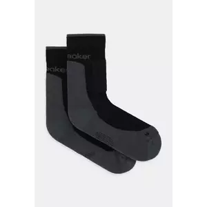 Icebreaker șosete cu lână Merino Hike+ Medium culoare neagră IB0A578M0FB1 imagine