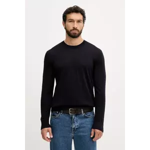 United Colors of Benetton pulover de lână culoarea bleumarin, light, 11AHU1056 imagine