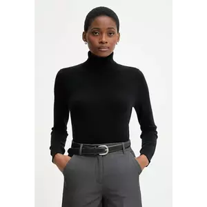 United Colors of Benetton pulover de casmir culoarea bej, light, cu guler, 1033D202D imagine