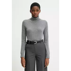 United Colors of Benetton pulover de casmir culoarea bej, light, cu guler, 1033D202D imagine