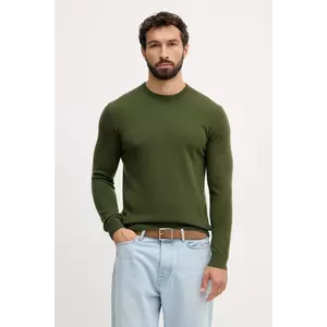 United Colors of Benetton pulover de lână culoarea maro, light, 1002U1G34 imagine