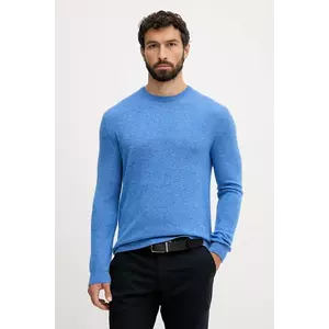 United Colors of Benetton pulover de lână culoarea maro, light, 1002U1G34 imagine