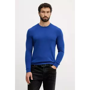 United Colors of Benetton pulover de lână culoarea maro, light, 1002U1G34 imagine