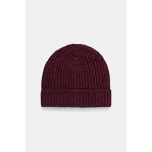 United Colors of Benetton căciulă de lână culoarea negru, de lana, din țesătură netedă, 1302U0724 imagine