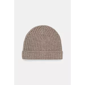 United Colors of Benetton căciulă de lână culoarea negru, de lana, din țesătură netedă, 1302U0724 imagine