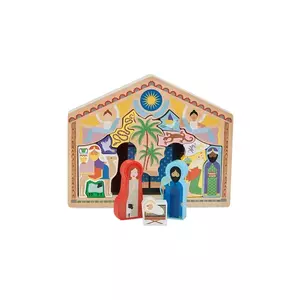 &k amsterdam puzzle din lemn cu nașterea domnului The Crib imagine