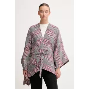 United Colors of Benetton poncho culoarea gri, light, 6HKYDU01E imagine