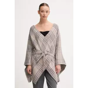 United Colors of Benetton poncho culoarea gri, light, 6HKYDU01E imagine