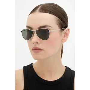 Saint Laurent ochelari de soare VESPER culoarea argintiu, SL 831 imagine