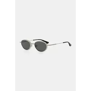 Alexander McQueen ochelari de soare culoarea argintiu, AM0523S imagine