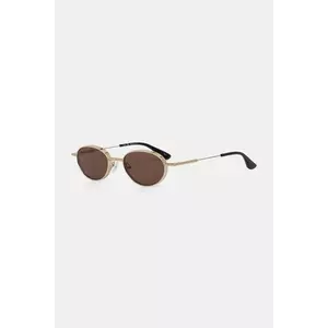 Alexander McQueen ochelari de soare culoarea auriu, AM0523S imagine