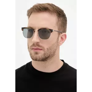 Montblanc ochelari de soare culoarea maro, MB0439SA imagine