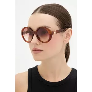 Chloé ochelari de soare culoarea maro, CH0332S imagine