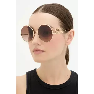 Chloé ochelari de soare culoarea auriu, CH0329S imagine