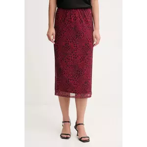 Marc Aurel fustă culoarea roșu, midi, creion, 2327-7001-73891 imagine