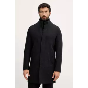 Lindbergh haină cu lână culoarea negru, 30-342030A imagine