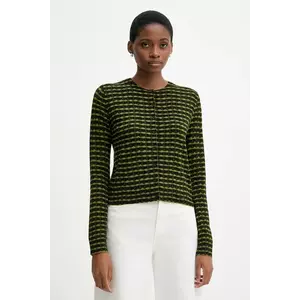 United Colors of Benetton cardigan culoarea verde, light, 12F3D5028 imagine