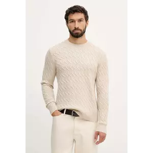 United Colors of Benetton pulover din amestec de lână culoarea bej, 1335U10A9 imagine